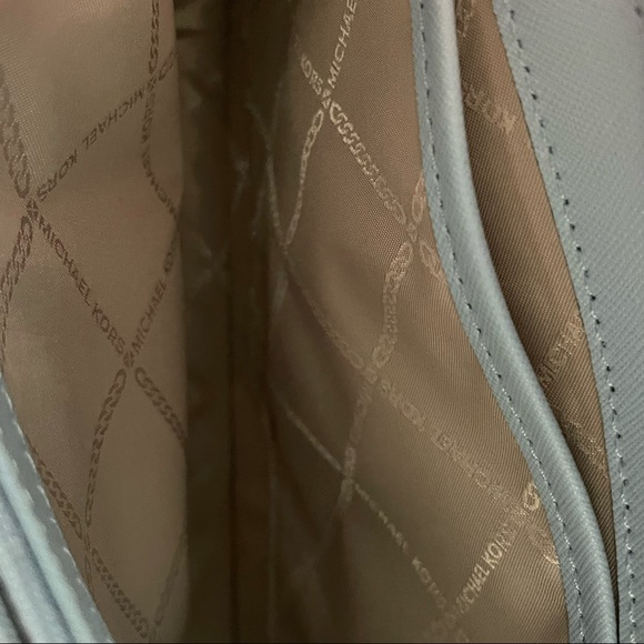 Baby Blue Michael Kors Bag w/strap - Picture 8 of 11